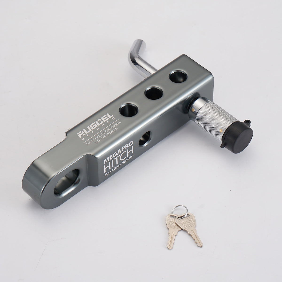 Rugcel Recovery Hitch Receiver 5 Ton with Lock Pin