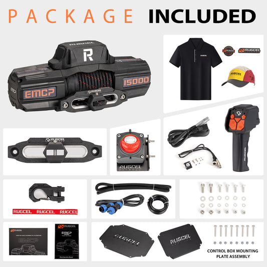 RUGCEL EMCP WINCH with Synthetic Rope