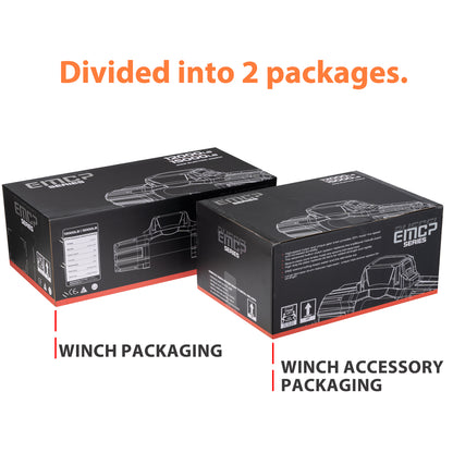 RUGCEL EMCP WINCH with Synthetic Rope