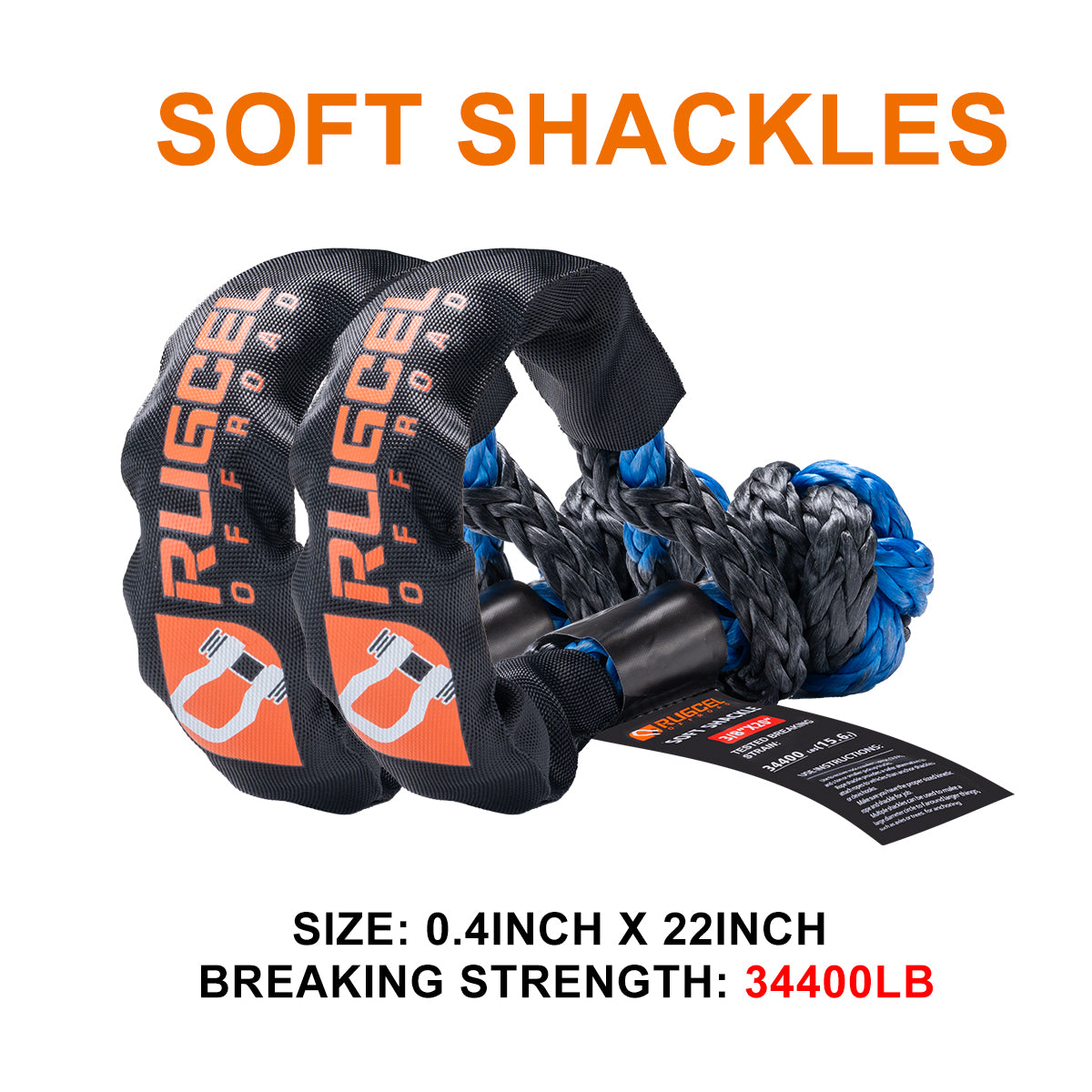RUGCEL Kinetic Recovery Rope kit (13.77 ton)