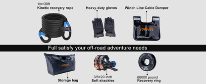 RUGCEL Kinetic Recovery Rope kit (13.77 ton)