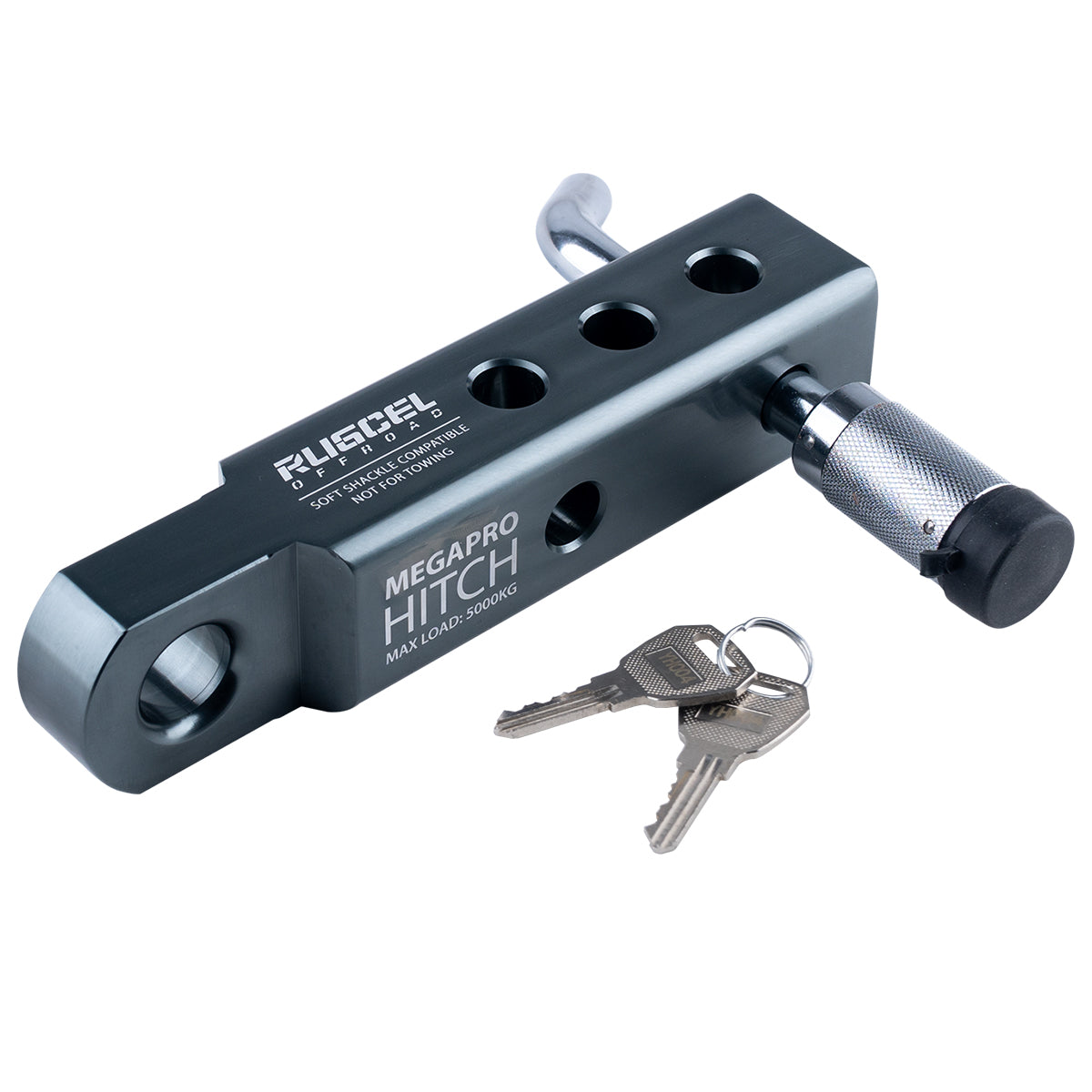 Rugcel Recovery Hitch Receiver 5 Ton with Lock Pin