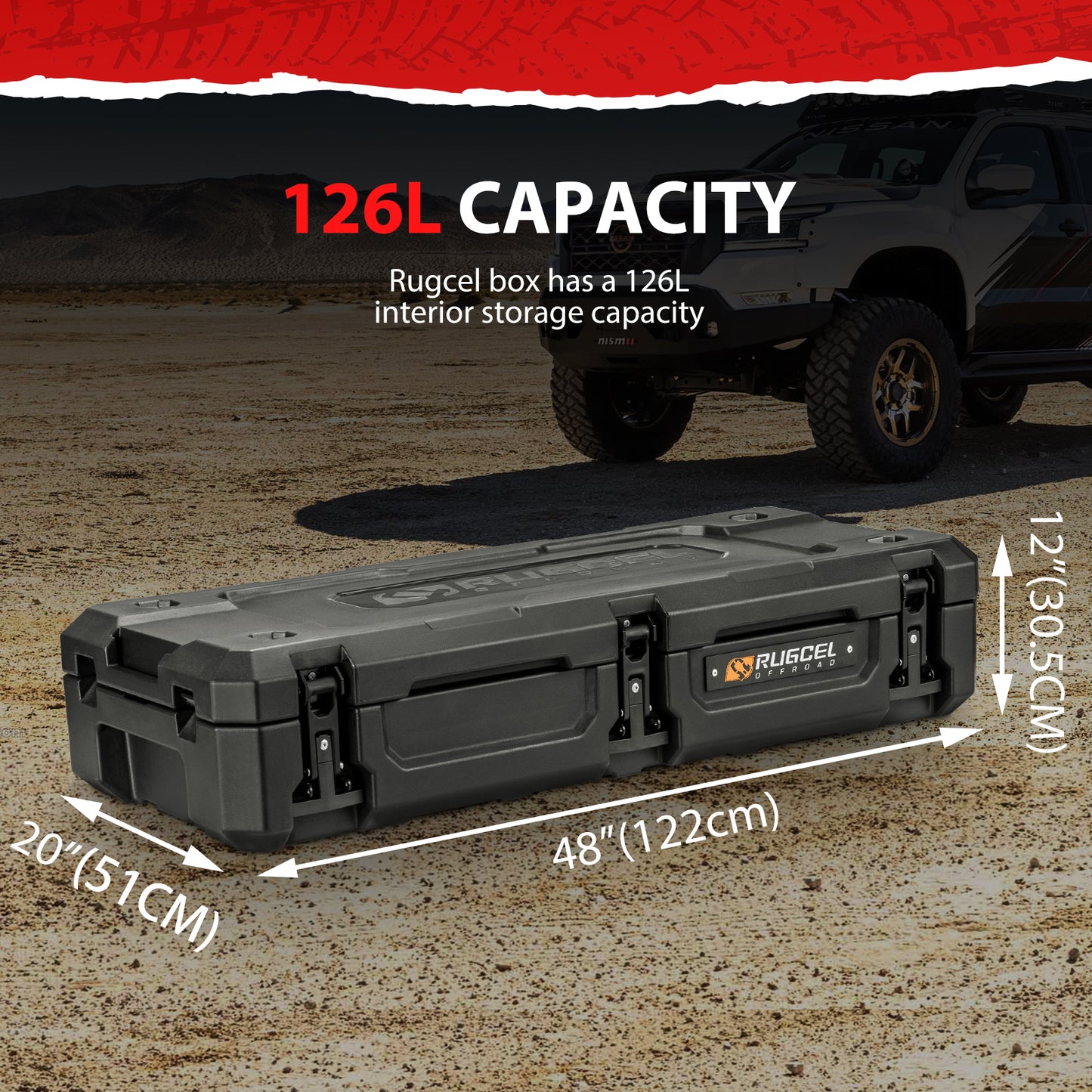RUGCEL Overland Cargo Case 126L