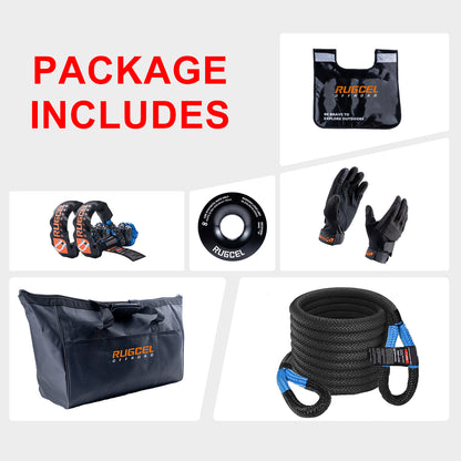 RUGCEL Kinetic Recovery Rope kit (13.77 ton)